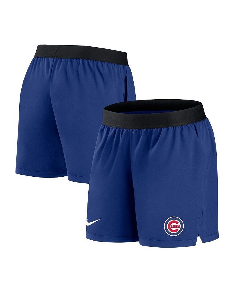 Women's Royal Chicago Cubs Authentic Collection Flex Vent Max Performance Shorts Royal $21.50 Shorts