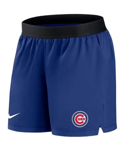 Women's Royal Chicago Cubs Authentic Collection Flex Vent Max Performance Shorts Royal $21.50 Shorts