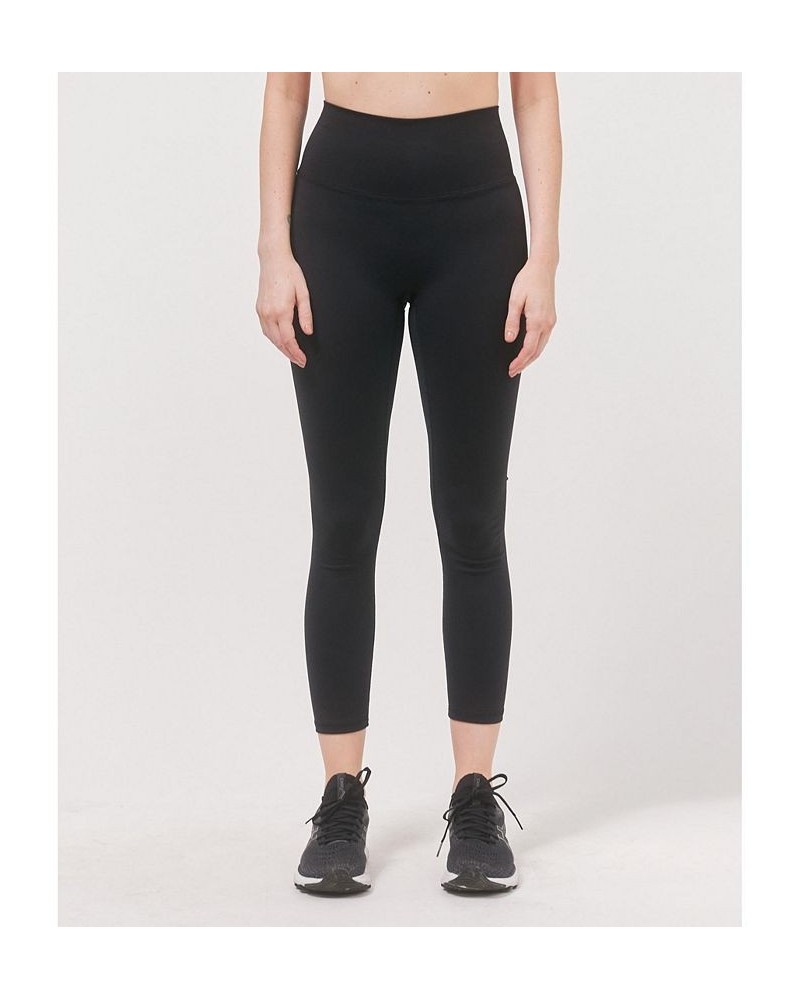 Hybrid Legging High Waist Crop Leggings 23" for Women Black $35.26 Pants