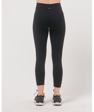 Hybrid Legging High Waist Crop Leggings 23" for Women Black $35.26 Pants