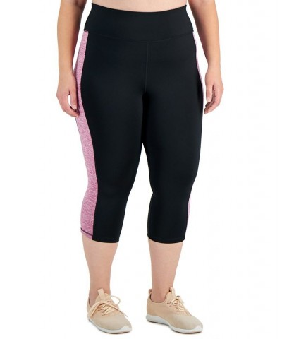 Women's Essentials Colorblocked Cropped Leggings Noir Rhapsody $9.57 Pants