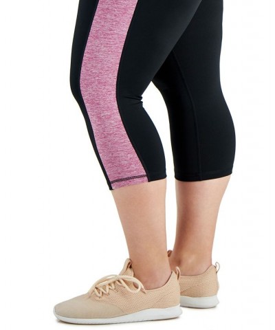 Women's Essentials Colorblocked Cropped Leggings Noir Rhapsody $9.57 Pants