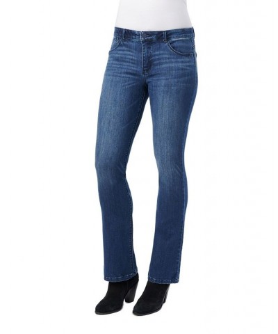 AB Solution Itty Bitty Mid Rise Boot Jeans Blue $39.20 Jeans