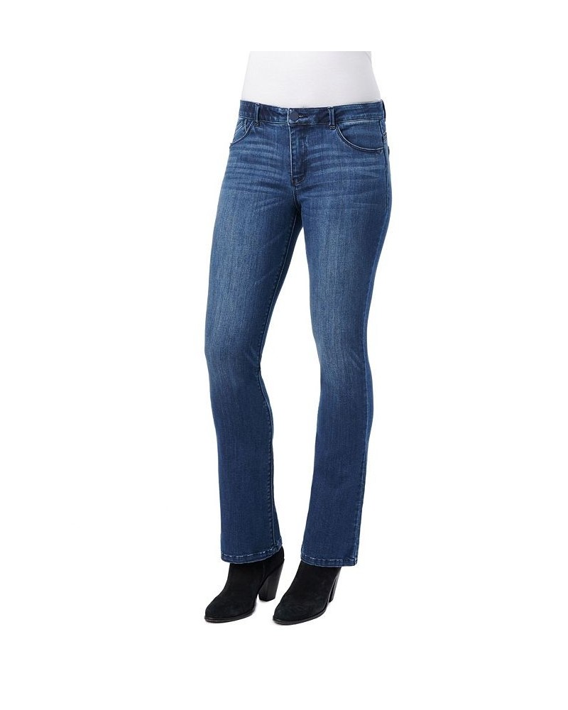 AB Solution Itty Bitty Mid Rise Boot Jeans Blue $39.20 Jeans