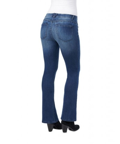 AB Solution Itty Bitty Mid Rise Boot Jeans Blue $39.20 Jeans