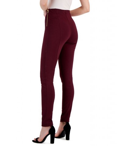 Women's High-Waist Skinny Pants Red $21.07 Pants