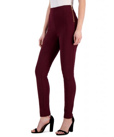 Women's High-Waist Skinny Pants Red $21.07 Pants