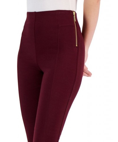 Women's High-Waist Skinny Pants Red $21.07 Pants