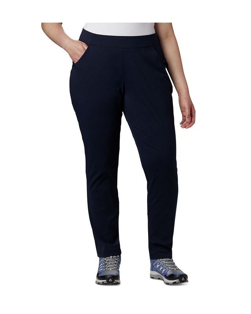 Plus Size Anytime Casual™ Pull-On Pants Blue $33.00 Pants