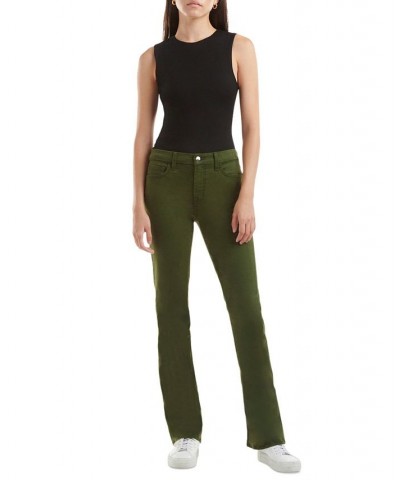 JEN 7 by 7 For All Mankind Women's Slim-Fit Bootcut Pants Olive $40.33 Jeans