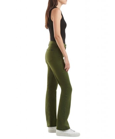 JEN 7 by 7 For All Mankind Women's Slim-Fit Bootcut Pants Olive $40.33 Jeans