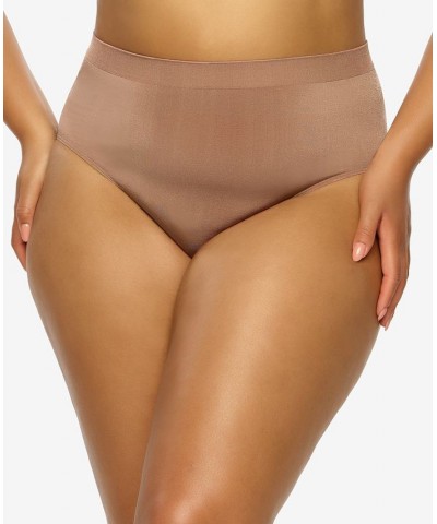 Plus Size Body Smooth Seamless Brief Panty Rose $11.27 Panty