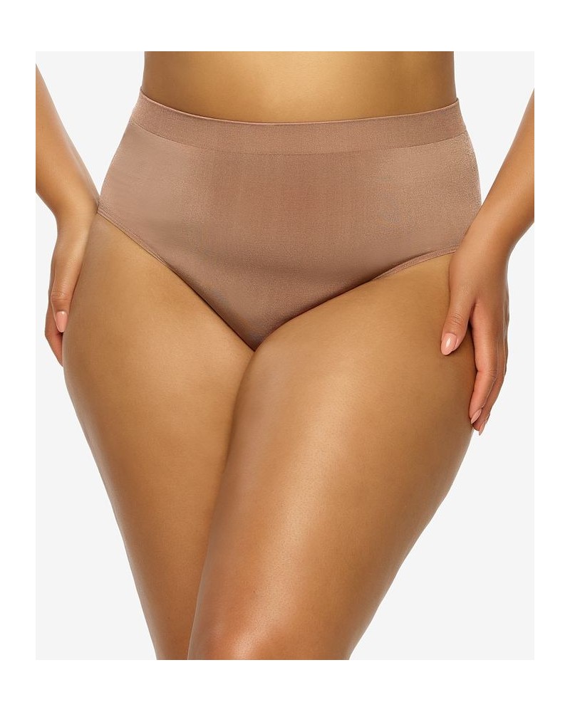 Plus Size Body Smooth Seamless Brief Panty Rose $11.27 Panty