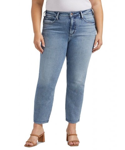 Plus Size Most Wanted Ankle Straight-Leg Jeans Indigo $25.56 Jeans