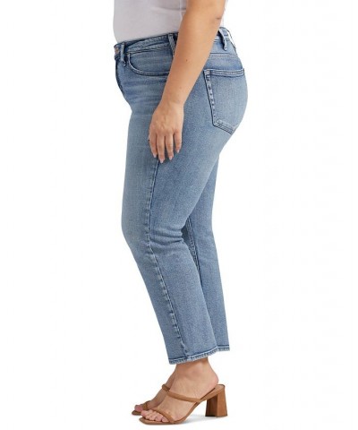 Plus Size Most Wanted Ankle Straight-Leg Jeans Indigo $25.56 Jeans