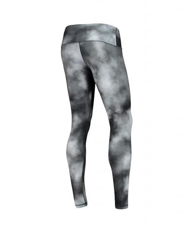 Women's Black Charlotte FC Smoke Leggings Black $35.39 Pants