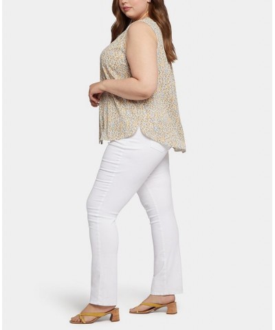 Plus Size Sleeveless Pintuck Blouse Sand Cat $25.15 Tops