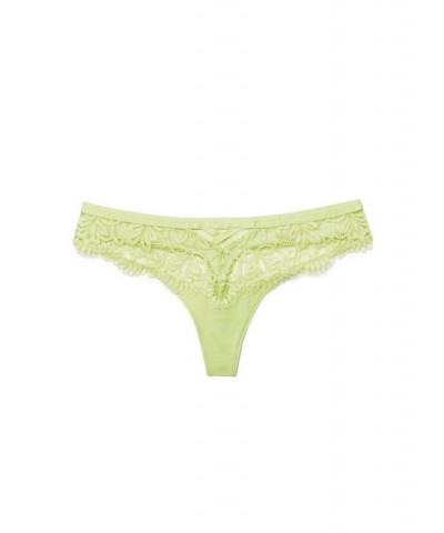 Diara Women's Thong Panty Green $11.98 Panty