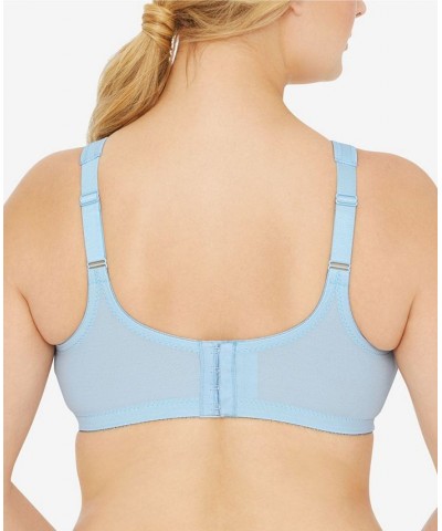 Women's Full Figure Plus Size MagicLift Wirefree Minimizer Support Bra Light Blue $24.00 Bras