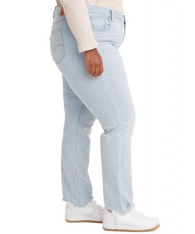 Trendy Plus Size 724 High-Rise Straight-Leg Jeans Slate Scan $38.49 Jeans