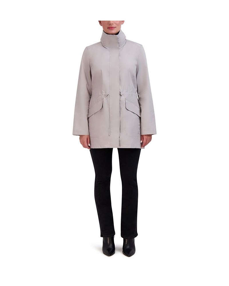 Women's Packable Raincoat Jacket Pearl Gray $94.60 Jackets