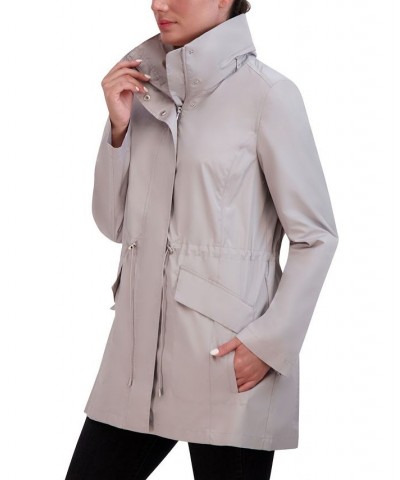 Women's Packable Raincoat Jacket Pearl Gray $94.60 Jackets