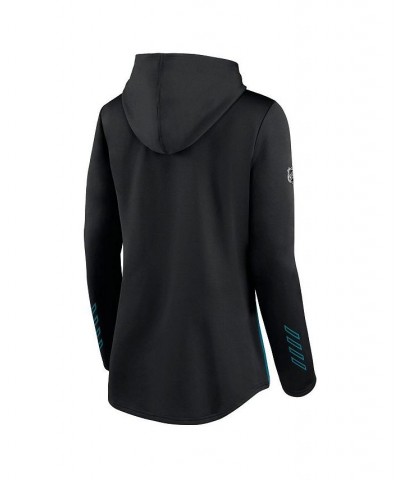 Women's Branded Black and Teal San Jose Sharks Authentic Pro Locker Room Pullover Hoodie Black, Teal $39.77 Sweatshirts