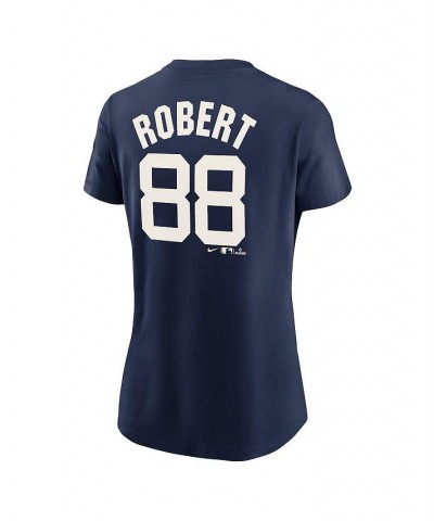 Women's Luis Robert Navy Chicago White Sox 2021 Field of Dreams Name and Number T-shirt Navy $16.56 Tops