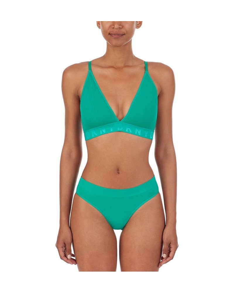 Litewear Seamless Ribbed Bralette DK4026 Green $14.01 Bras