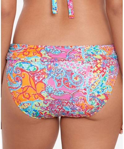 Women's Printed Tankini & Hipster Bikini Bottoms Amara Patchwork $66.70 Swimsuits