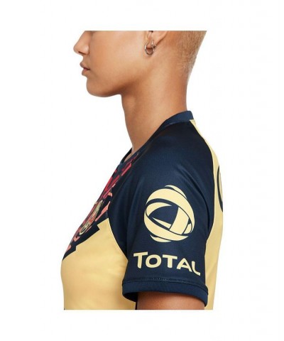 Women's Yellow Club America 2021/22 Home Breathe Stadium Replica Jersey Yellow $49.00 Jersey