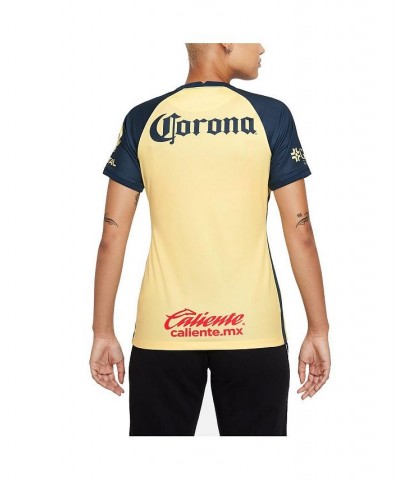 Women's Yellow Club America 2021/22 Home Breathe Stadium Replica Jersey Yellow $49.00 Jersey