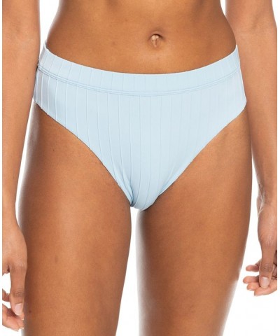 Juniors' Love The Shorey Ribbed Bikini Bottoms Cerulean $27.44 Swimsuits