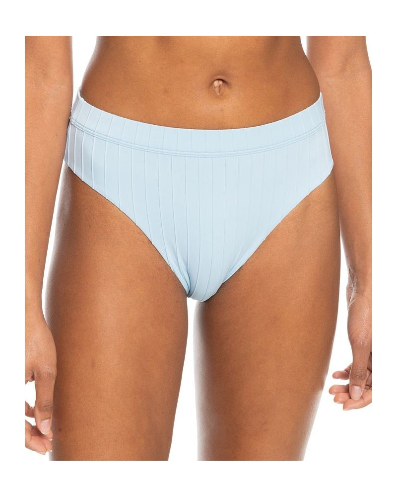 Juniors' Love The Shorey Ribbed Bikini Bottoms Cerulean $27.44 Swimsuits