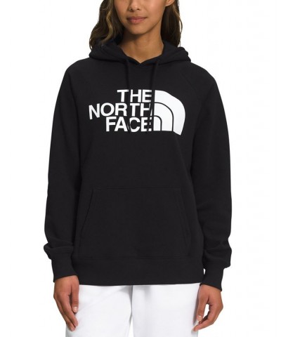 Women's Half Dome Pullover Hoodie Black $38.25 Sweatshirts