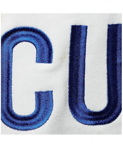 Women's Royal Chicago Cubs Color Block 2.0 Pullover Sweatshirt Royal $38.24 Sweatshirts
