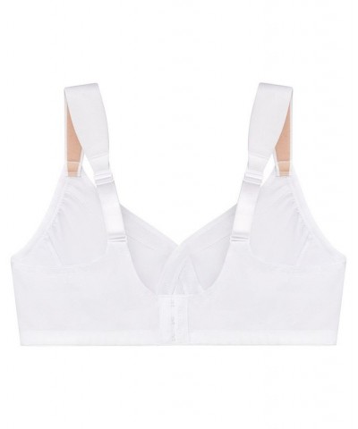 Full Figure Plus Size MagicLift Wirefree T-Shirt Bra White $19.11 Bras