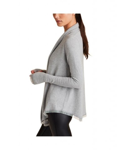 Adult Women Wander Cardigan Heather Grey $38.94 Sweaters